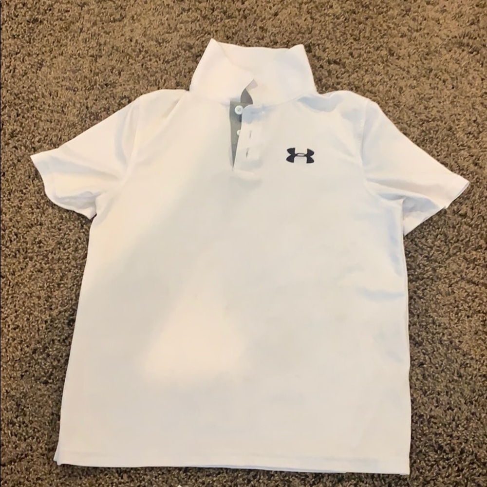 Boys under armour polo size medium
